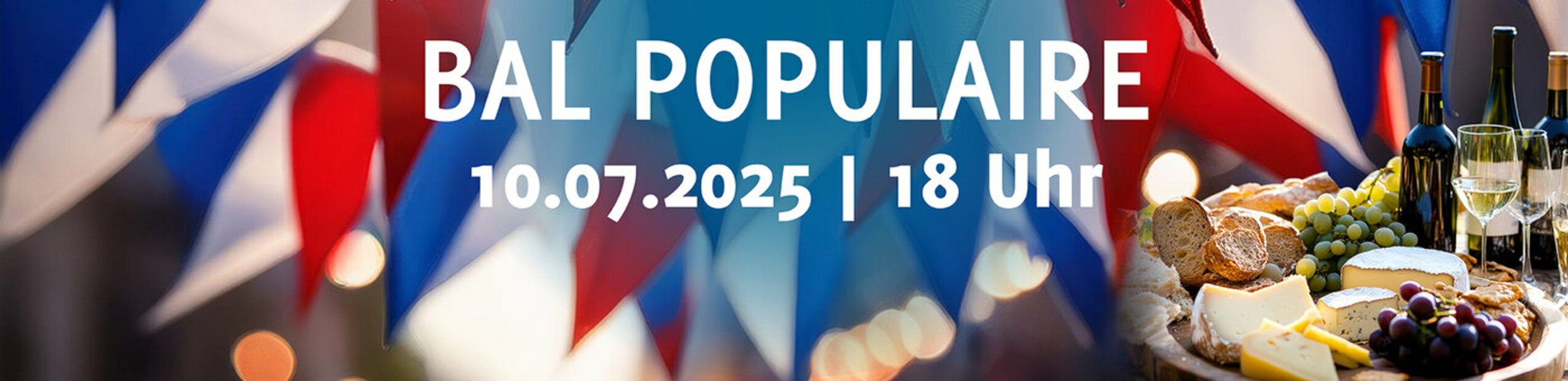 Bal Populaire am 10.07.25 um 18 Uhr